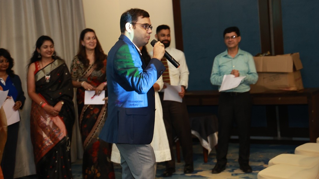 Speaking at leadership event