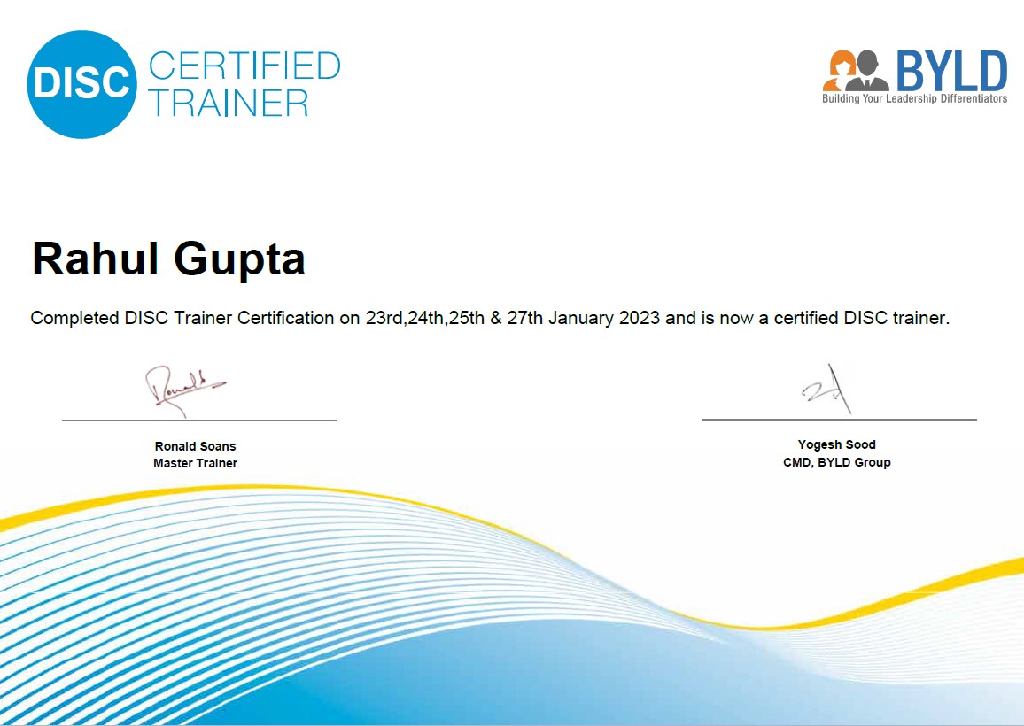 Everything DiSC Certified Trainer